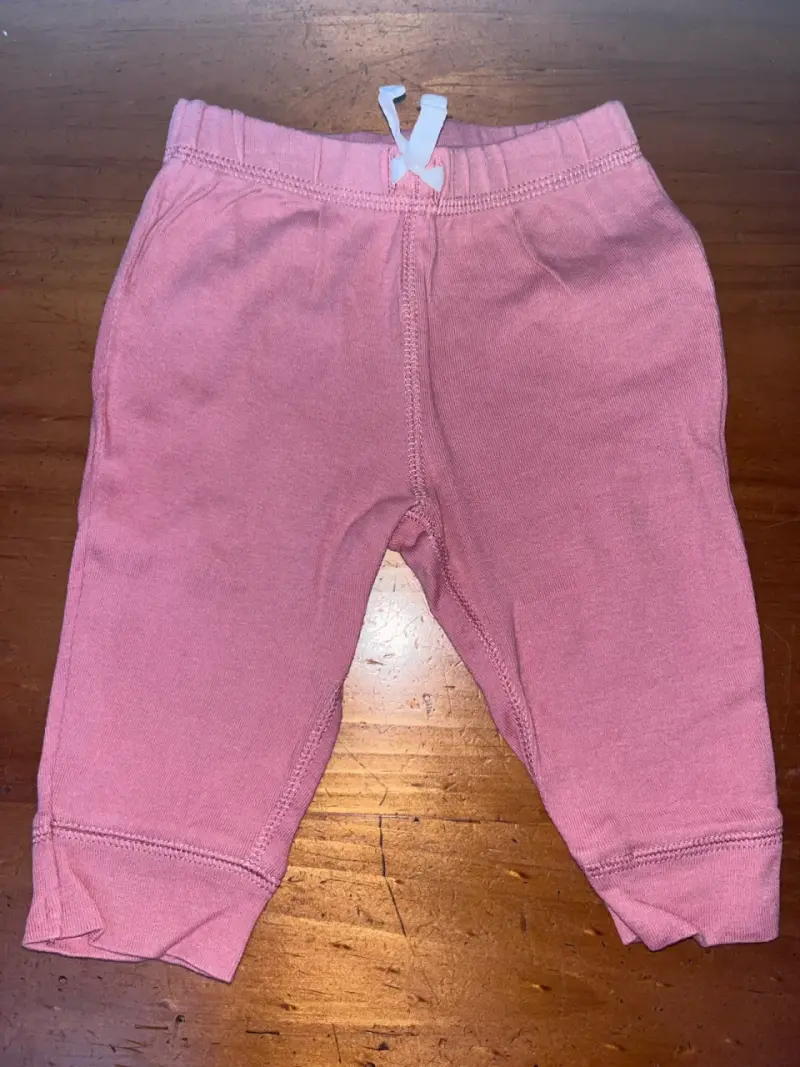 Pantalones rosados para bebé Carter's 6M