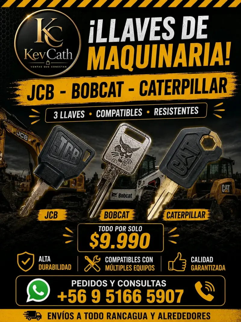 Llaves para maquinaria pesada compatibles con varias marcas - 5