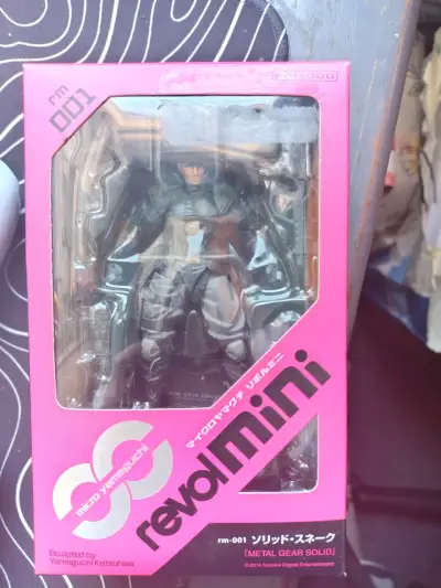 Revolmini kaiyodo 001 solid snake metal gear - miniatura 1