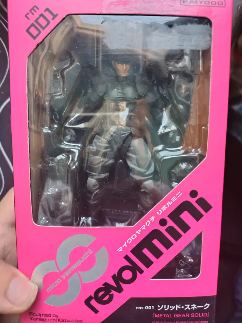 Revolmini kaiyodo 001 solid snake metal gear - 3