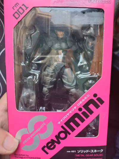 Revolmini kaiyodo 001 solid snake metal gear - miniatura 3