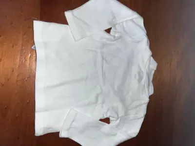 Polera blanca para bebé Boulevard 6M - miniatura 3