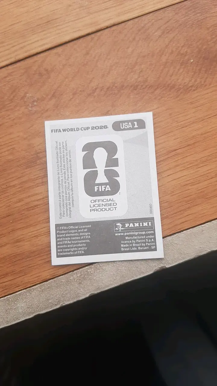 Lámina Panini USA Mundial 2026 - 2