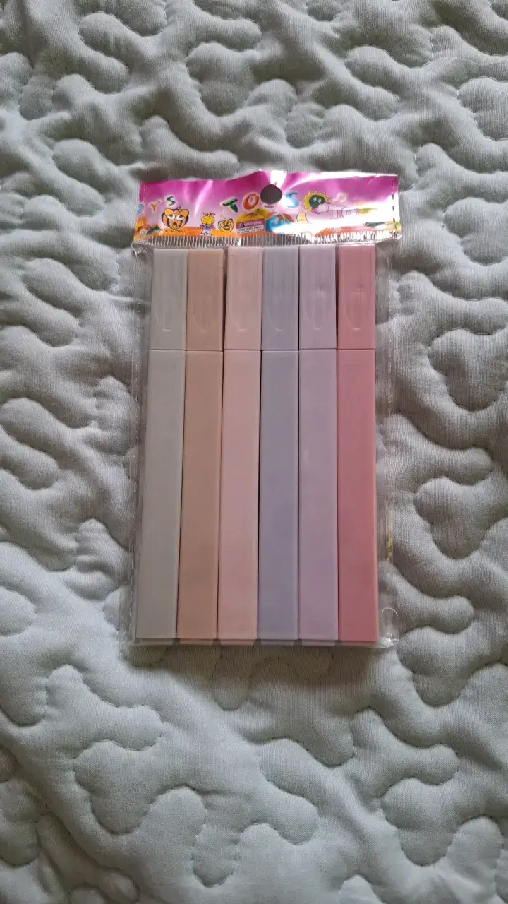 Set de marcadores pastel para niños