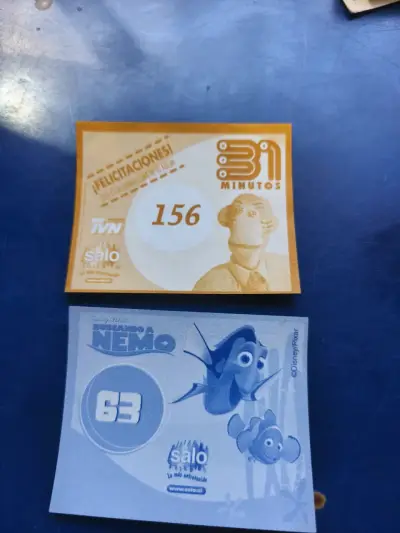 Colección de Stickers Dragon Ball y Buscando a Nemo - miniatura 2