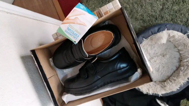 Zapatos diabéticos Overland negros talla 38 - 2