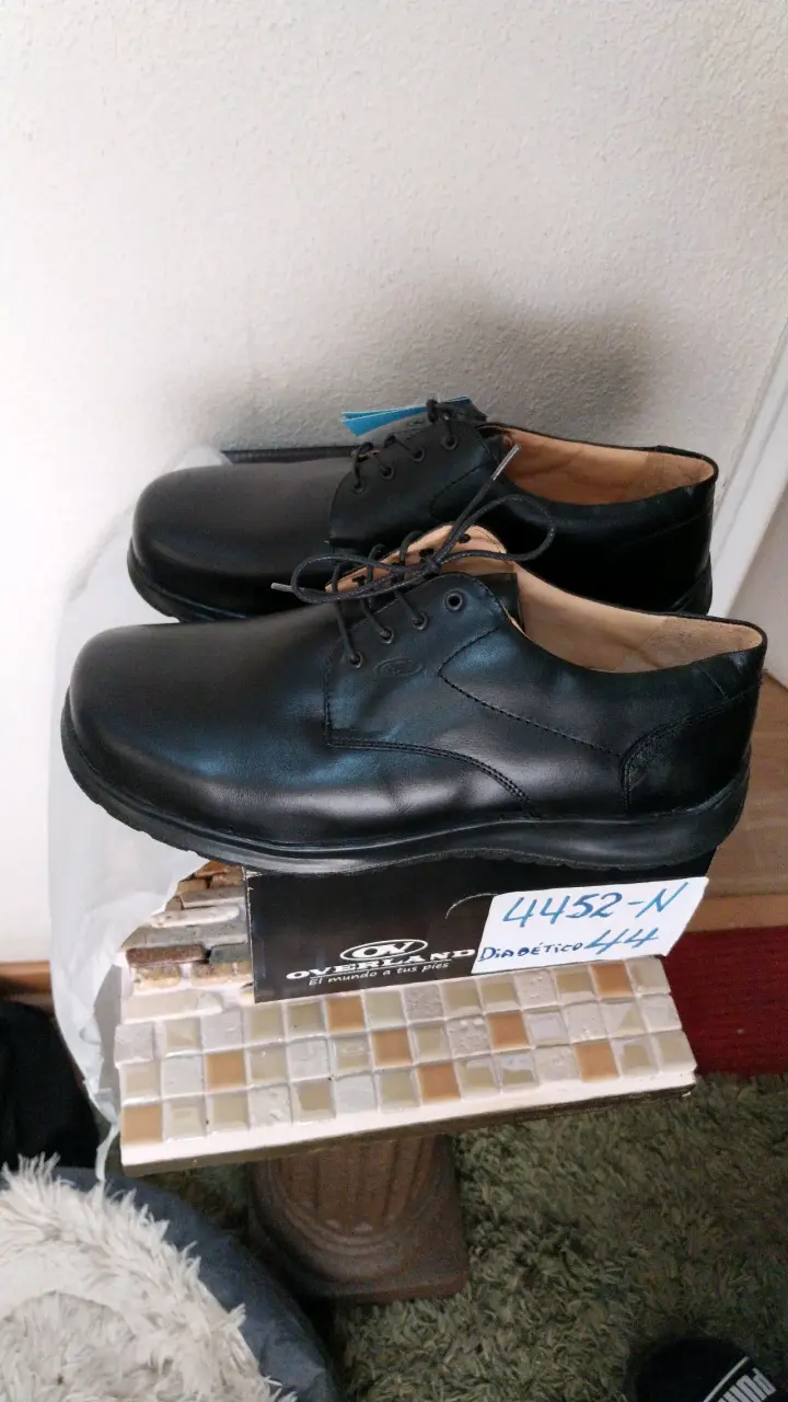 Zapatos Diabéticos Overland Negros Talla 44 - 2