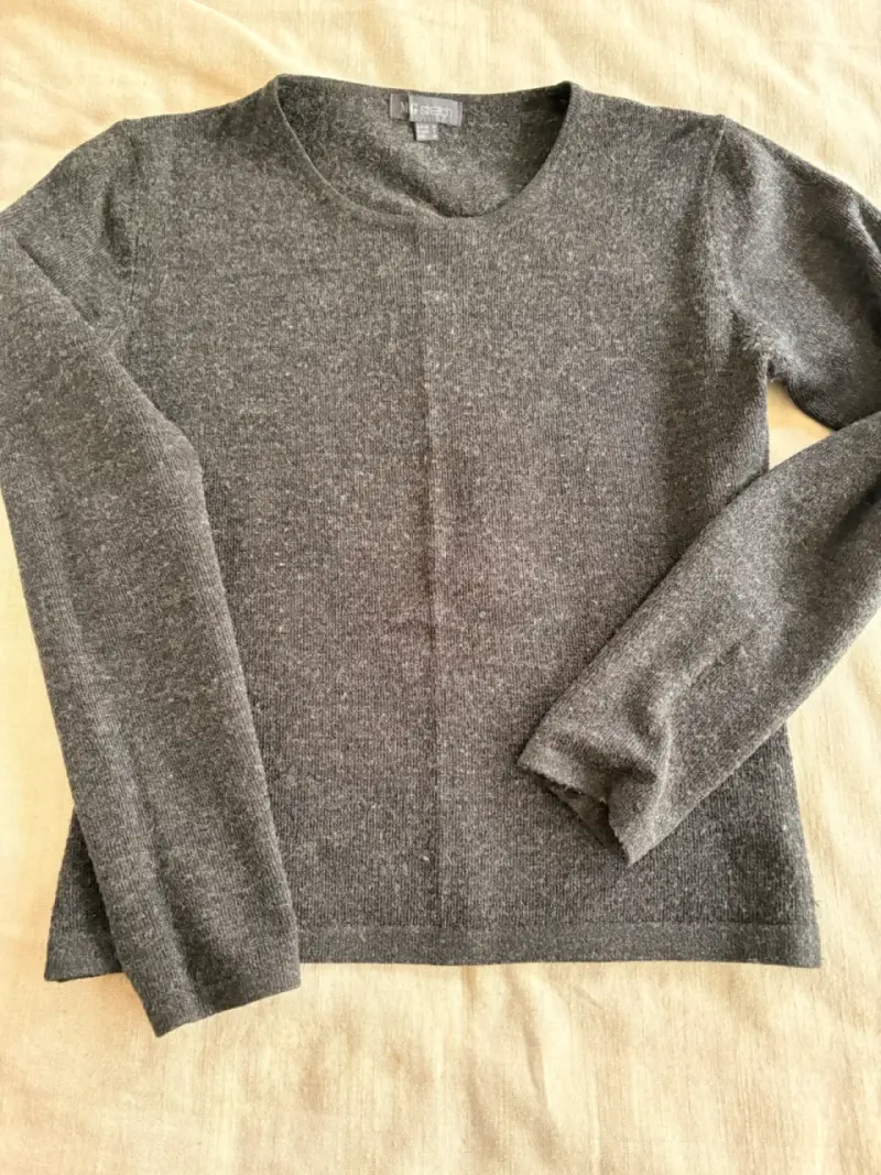 Suéter gris con brillo Mango mujer - 2
