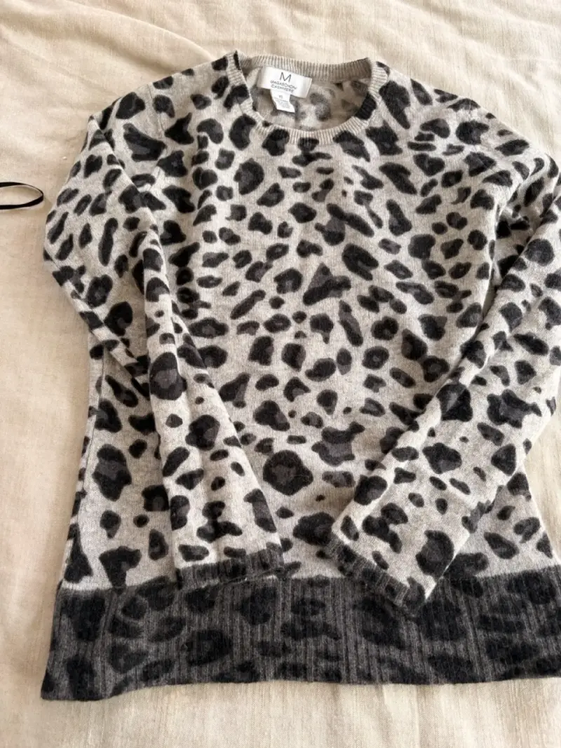 Suéter de cachemira con estampado animal Magaschoni - 2
