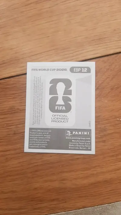Lámina Panini ESP Mundial 2026 - miniatura 2