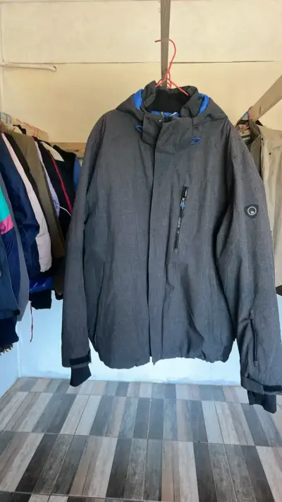 Chaqueta de invierno Northville gris con capucha - miniatura 2