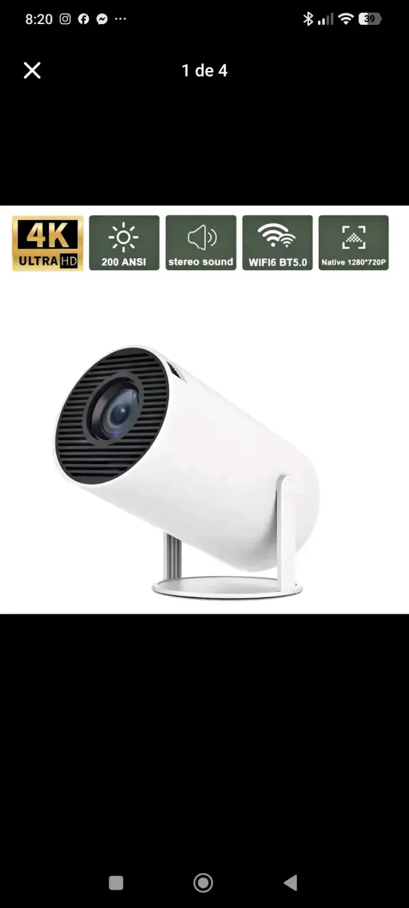 Proyector 4K Ultra HD con Magistv WiFi y Bluetooth - 2
