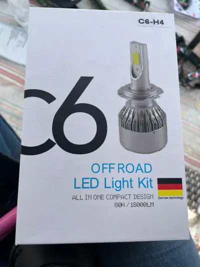 Kit de Luces LED Off Road C6-H4 80W 18000LM - miniatura 1