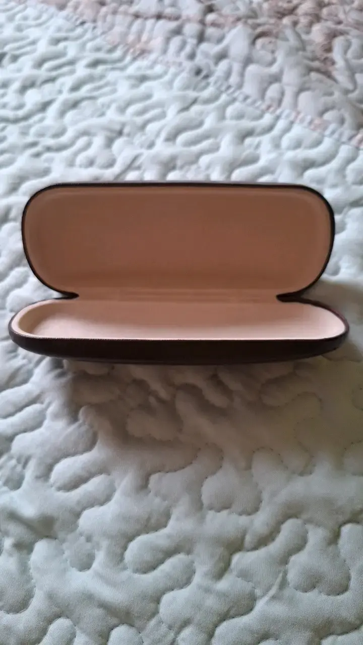 Estuche rígido para gafas color marrón - 2