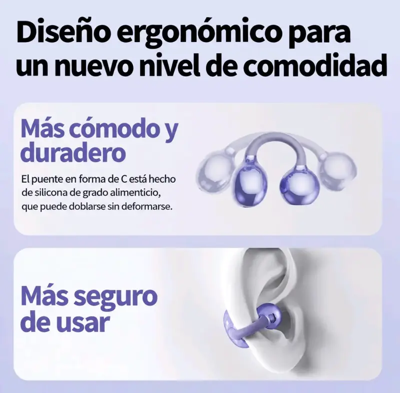 Auriculares Bluetooth tipo clip sin fugas - 2
