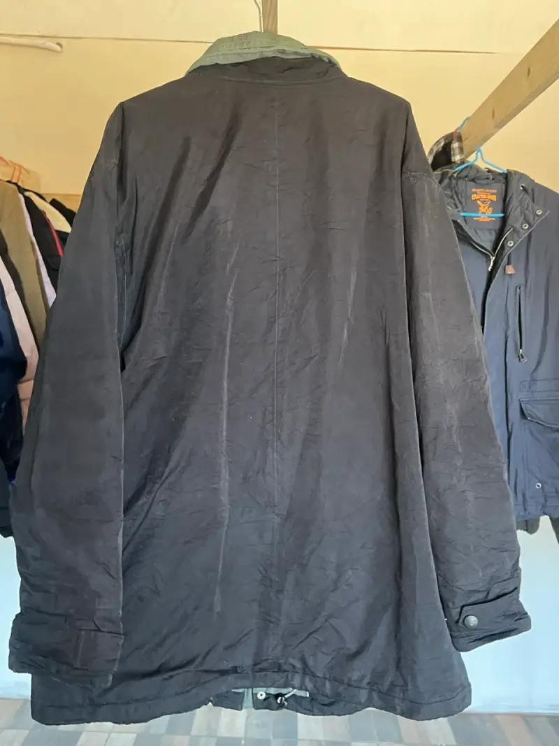 Abrigo negro Westbury para hombre