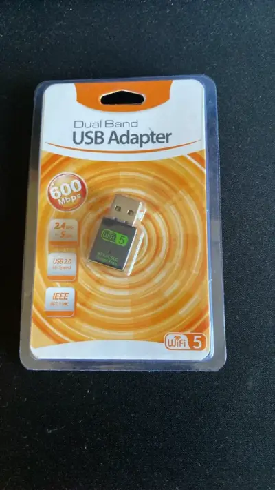 Adaptador USB WiFi Dual Band 600 Mbps - miniatura 1