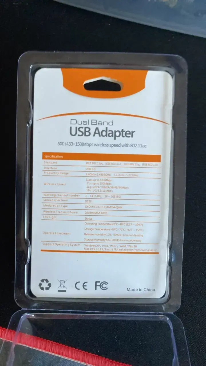 Adaptador USB WiFi Dual Band 600 Mbps - 2