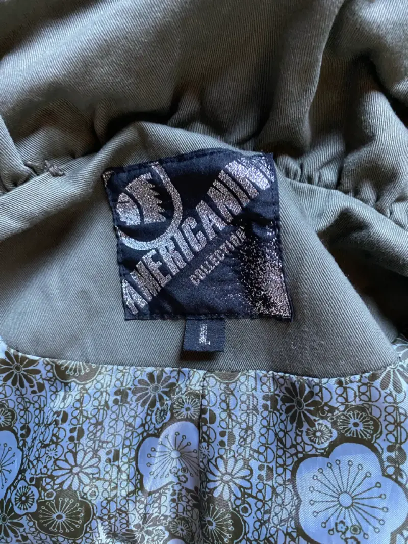 Abrigo verde militar para mujer - 2