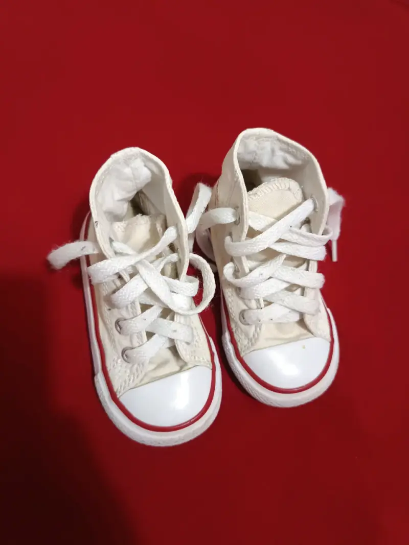 Zapatillas Converse All Star blancas para bebé - 2