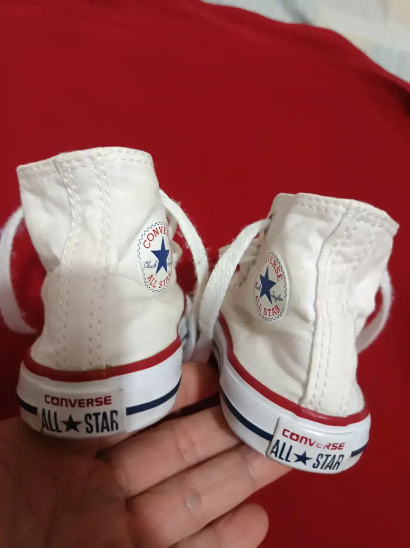 Zapatillas Converse All Star blancas para bebé - 3