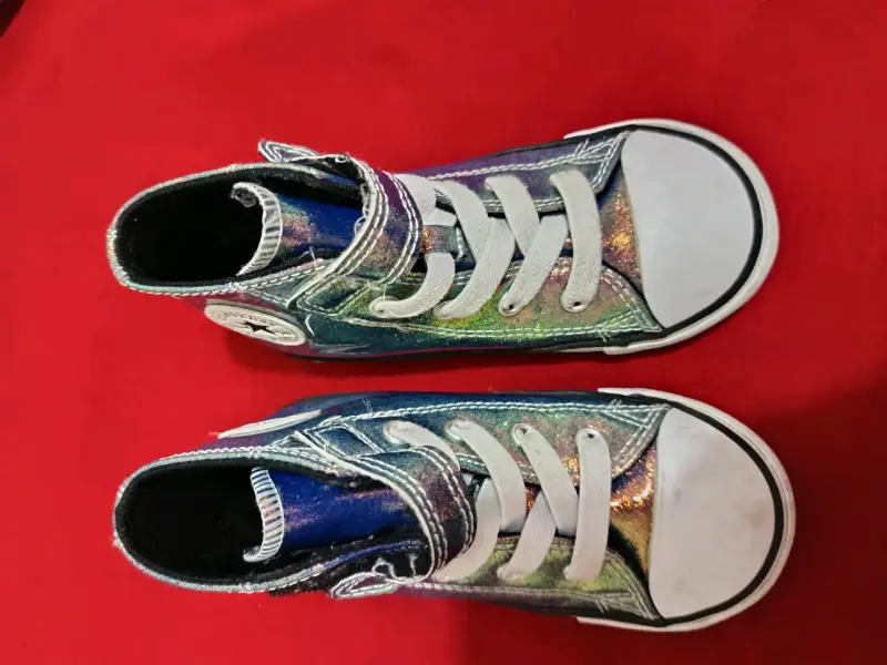 Zapatillas Converse All Star holográficas para niños - 2