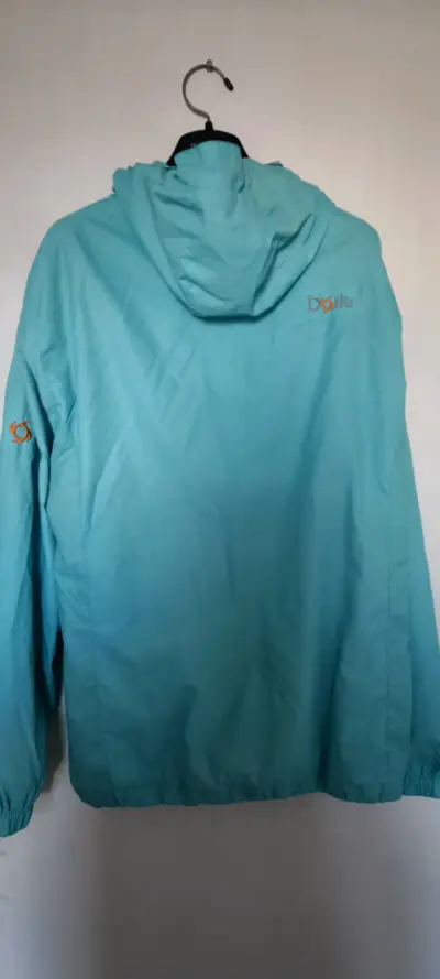 Chaqueta impermeable turquesa Doite XXL - miniatura 3