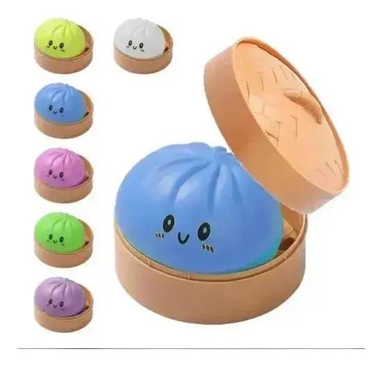 Squishy Pelotas antiestrés de colores con caritas - 3