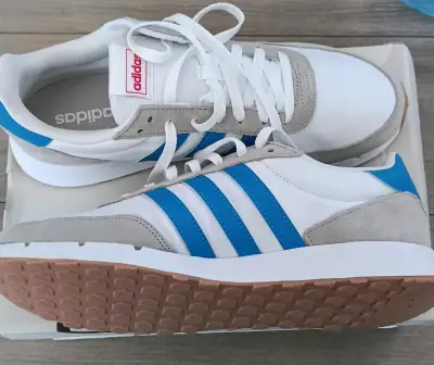 Zapatillas Adidas Run 60s 2.0 Blancas y Azules - miniatura 1