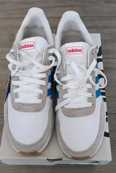 Zapatillas Adidas Run 60s 2.0 Blancas y Azules - miniatura 6