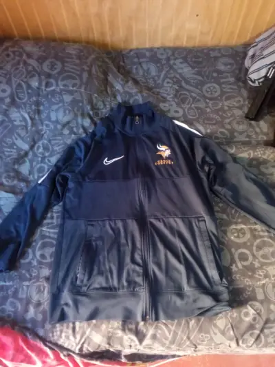 Poleron deportivo Nike azul con logo Cross Country - miniatura 1
