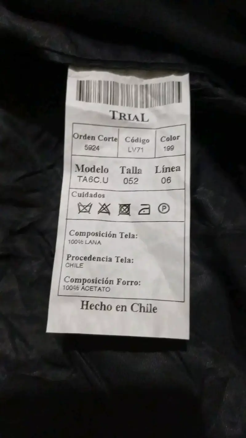 Traje formal negro de lana para hombre - 2
