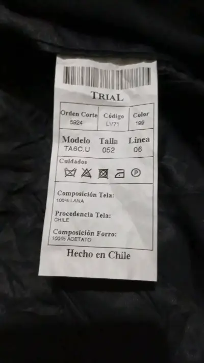 Traje formal negro de lana para hombre - miniatura 2