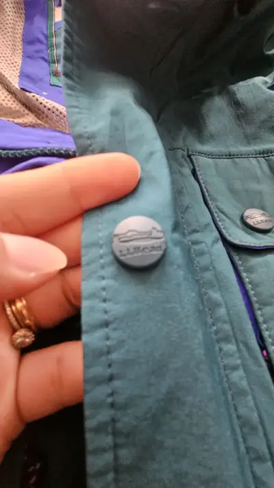 Parka impermeable L.L. Bean talla L verde - miniatura 3