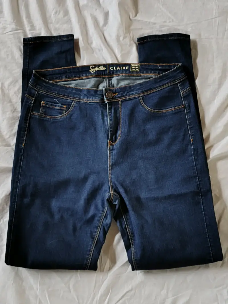 Jeans azul oscuro para mujer Sybilla - 2