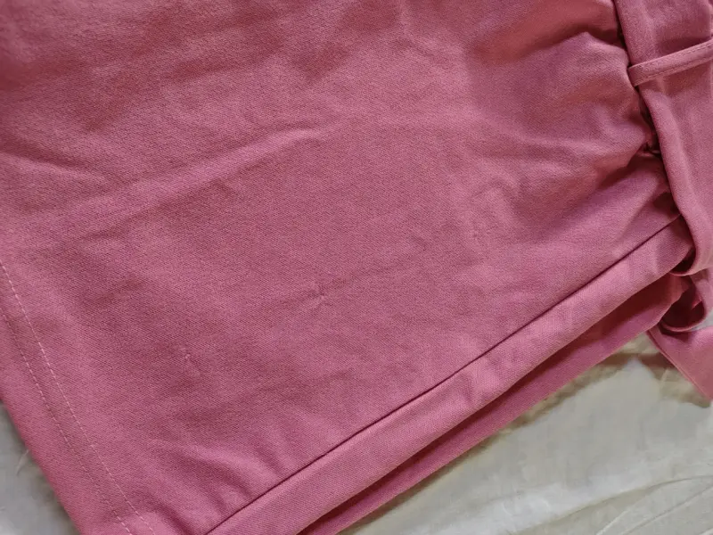 Shorts rosados con cinturón Sybilla - 4