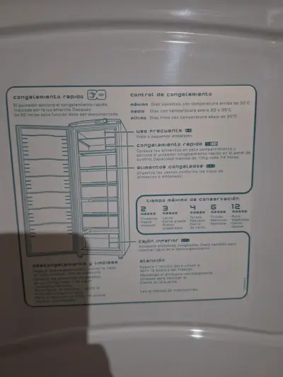 Congelador vertical Consul en buen estado - miniatura 5