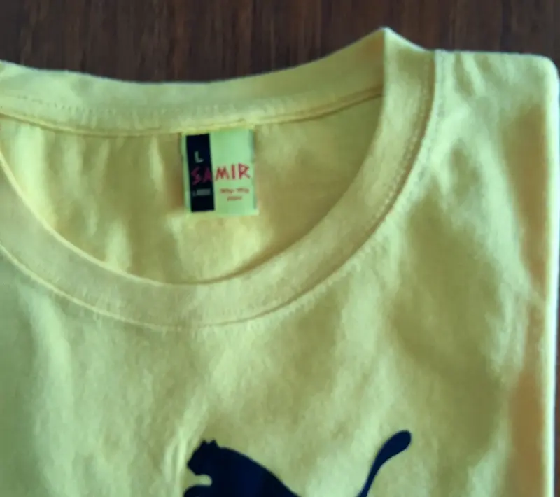 Polera amarilla para hombre talla L - 1