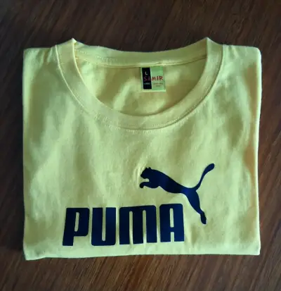 Polera amarilla para hombre talla L - miniatura 2