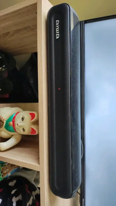 Barra de sonido Aiwa negra con conexión USB - miniatura 1