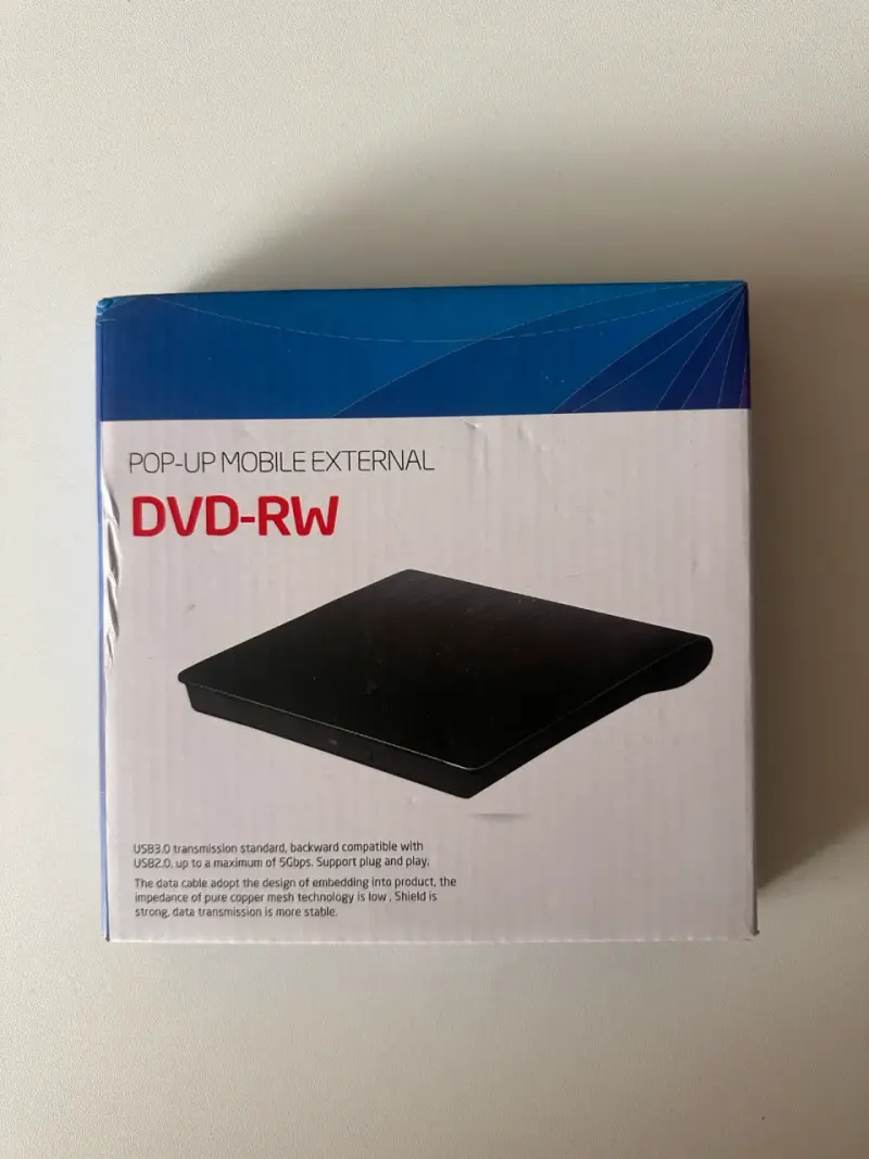 Unidad de DVD-RW externa USB 3.0 portátil
