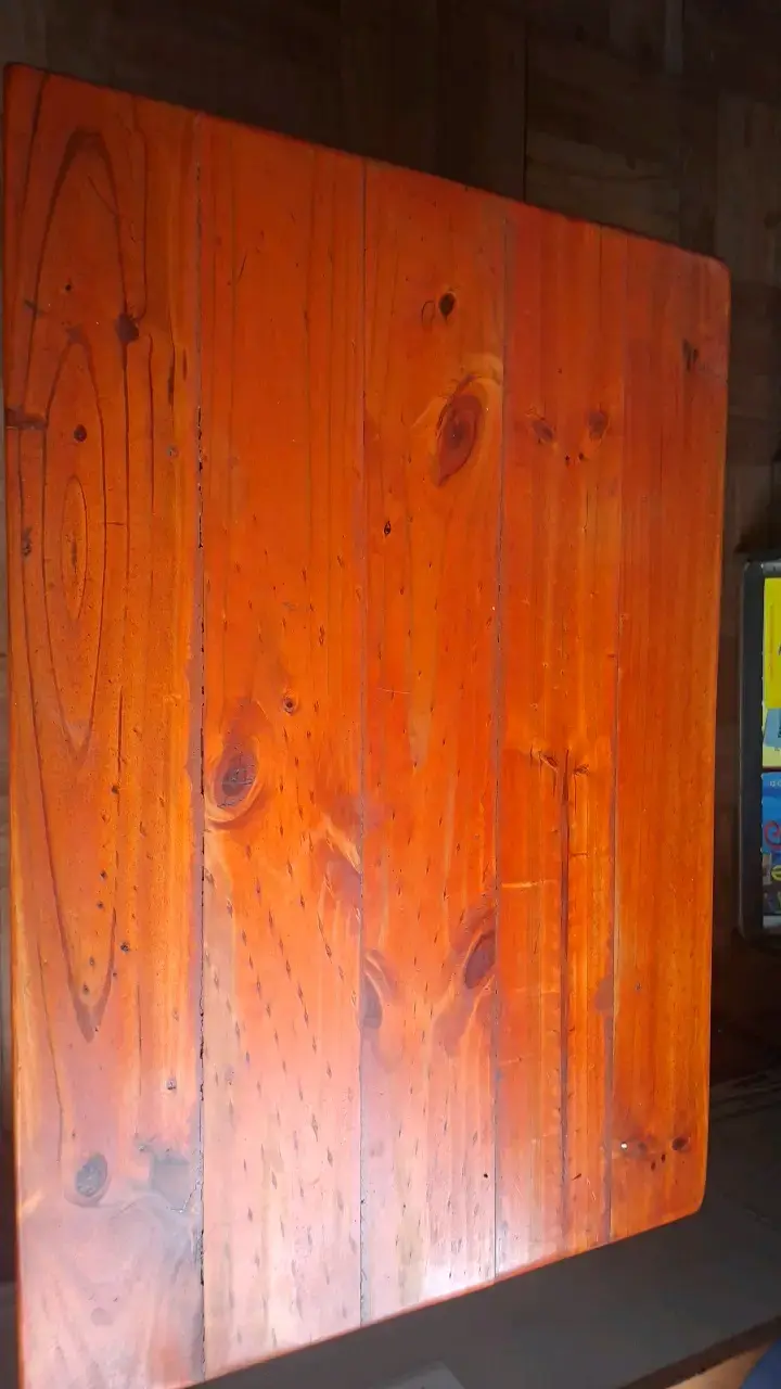 Mesa de madera rústica para comedor - 3