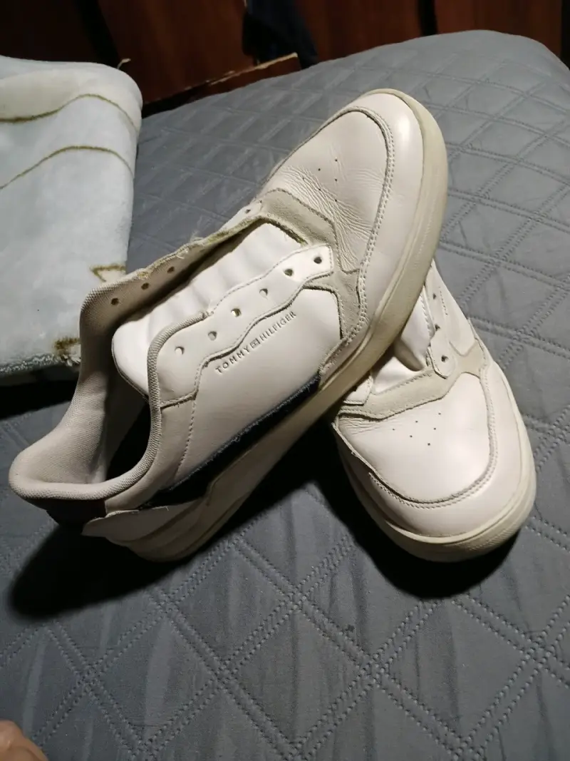 Zapatillas blancas Tommy Hilfiger de cuero