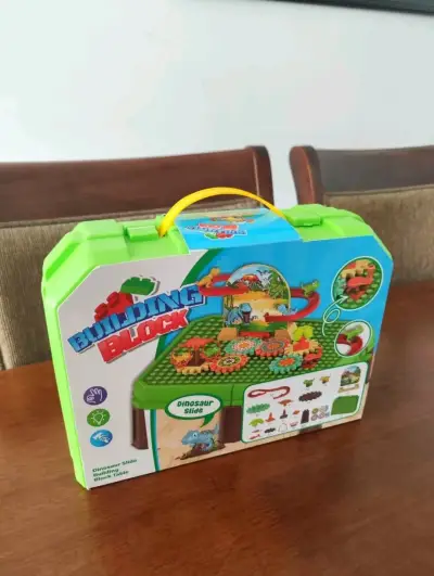 Mesa de Bloques de Construcción Dinosaurio Niños - miniatura 2