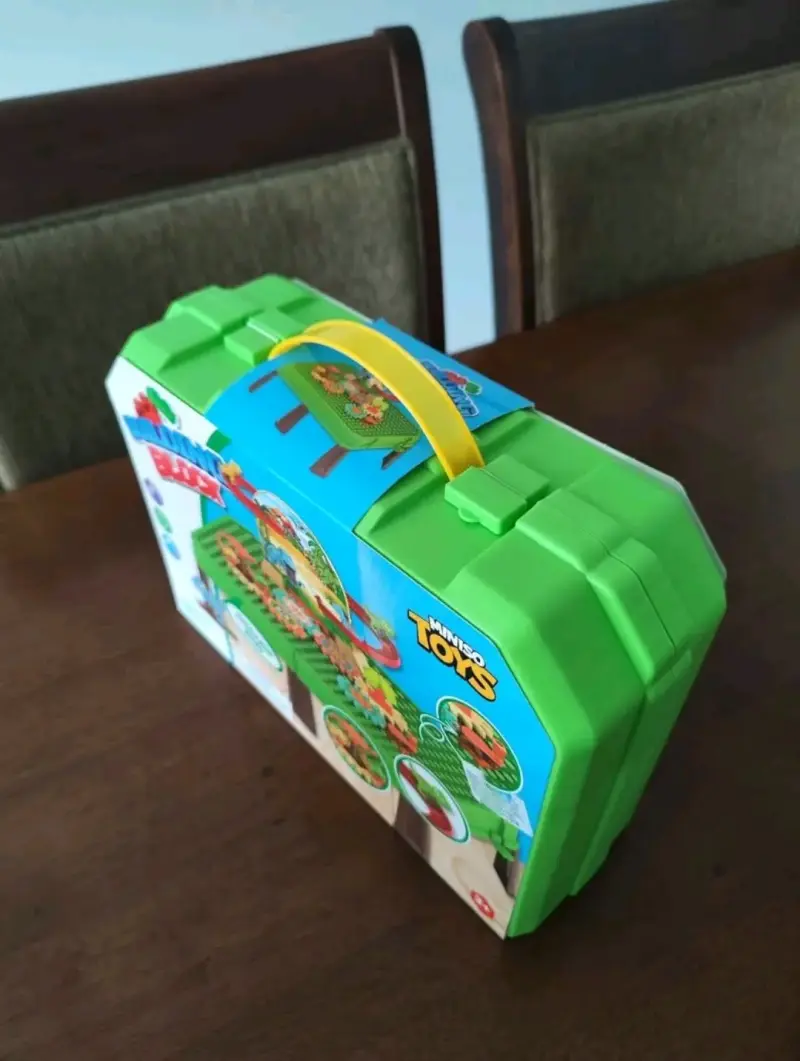 Mesa de Bloques de Construcción Dinosaurio Niños - 4
