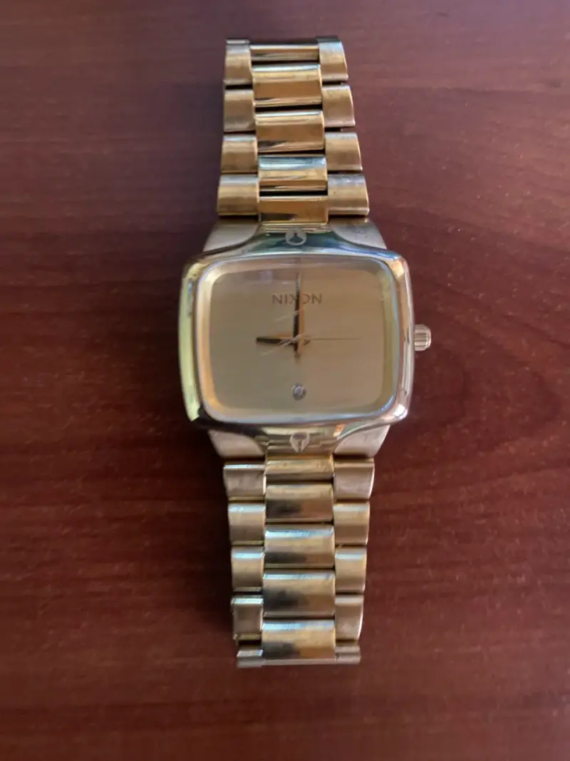 Reloj dorado Nixon de acero inoxidable - 2