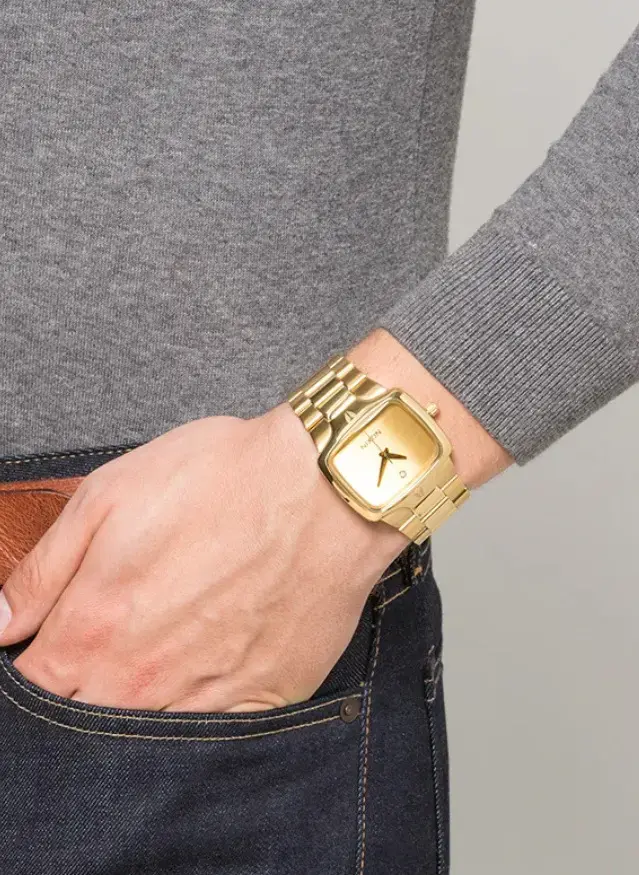 Reloj dorado Nixon de acero inoxidable - 6