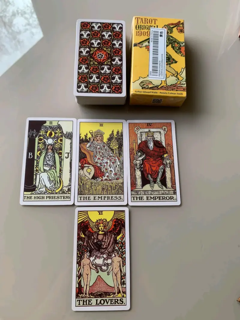 Baraja de Tarot Original 1909 con Caja