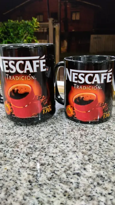 Tazas de café Nescafé Tradición negras - miniatura 2