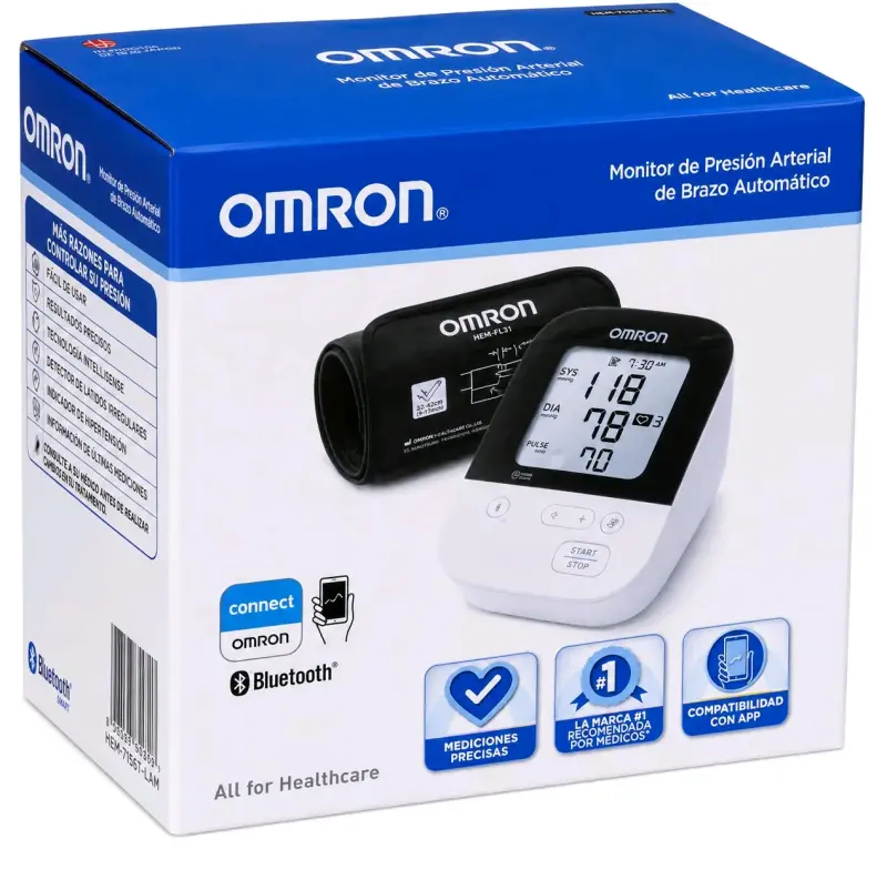 Monitor de Presión Arterial Omron Automático Bluetooth - 3